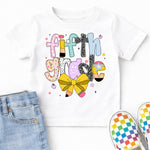 Back to School Pencil Bow Fifth Grade DTF Transfer DTF Heat Press Transfer from Sweet Tee Transfers