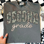 Camo Second Grade DTF Transfer DTF Heat Press Transfer from Sweet Tee Transfers