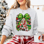 Christmas Retro Charm Bow DTF Transfer DTF Heat Press Transfer from Sweet Tee Transfers
