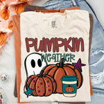 Pumpkin Weather DTF Transfer DTF Heat Press Transfer from Sweet Tee Transfers