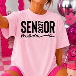 Senior Mom 2027 Heart Black DTF Transfer DTF Heat Press Transfer from Sweet Tee Transfers