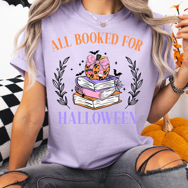 All Booked for Halloween DTF Transfer DTF Heat Press Transfer from Sweet Tee Transfers