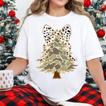 Camo Tree with Bow DTF Transfer DTF Heat Press Transfer from Sweet Tee Transfers