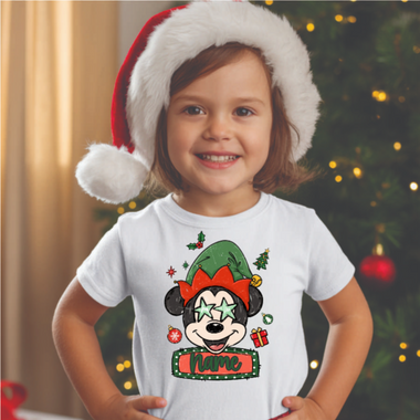 Custom Magical Christmas Boy Mouse DTF Transfer DTF Heat Press Transfer from Sweet Tee Transfers