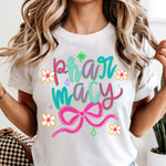 Pharmacy with Pink Bow DTF Transfer DTF Heat Press Transfer from Sweet Tee Transfers