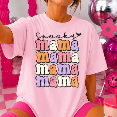 Spooky MAMA Stacked DTF Transfer DTF Heat Press Transfer from Sweet Tee Transfers