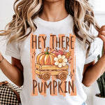 Hey There Pumpkin DTF Transfer DTF Heat Press Transfer from Sweet Tee Transfers