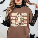 Striped Patchwork Ghost DTF Transfer DTF Heat Press Transfer from Sweet Tee Transfers