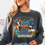 Boots, Bows and Blue Ribbons Fair Week Fun DTF Transfer DTF Heat Press Transfer from Sweet Tee Transfers