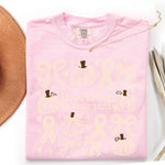 In October We Wear Pink Doodle DTF Transfer DTF Heat Press Transfer from Sweet Tee Transfers