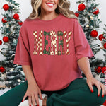 Christmas Merry Patterned DTF Transfer DTF Heat Press Transfer from Sweet Tee Transfers