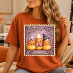 Retro Halloween Stamp Candy Corn DTF Transfer DTF Heat Press Transfer from Sweet Tee Transfers