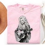 Dolly Black and White DTF Transfer DTF Heat Press Transfer from Sweet Tee Transfers
