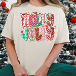 Holly Jolly Bright Colors DTF Transfer DTF Heat Press Transfer from Sweet Tee Transfers