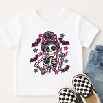 Girl Pink Skeleton DTF Transfer DTF Heat Press Transfer from Sweet Tee Transfers