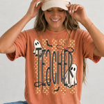 Halloween Ghost Teacher DTF Transfer DTF Heat Press Transfer from Sweet Tee Transfers