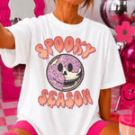 Spooky Season Smiley Skele DTF Transfer DTF Heat Press Transfer from Sweet Tee Transfers
