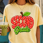 Apple Second Grade DTF Transfer DTF Heat Press Transfer from Sweet Tee Transfers