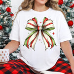 Christmas Bow DTF Transfer DTF Heat Press Transfer from Sweet Tee Transfers