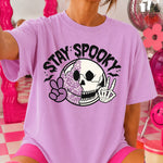 Stay Spooky Smiley DTF Transfer DTF Heat Press Transfer from Sweet Tee Transfers
