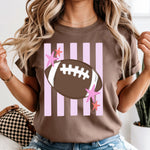 Football with Stars and Stripes DTF Transfer DTF Heat Press Transfer from Sweet Tee Transfers