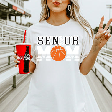 Senior Mom Basketball 2027 DTF Transfer DTF Heat Press Transfer from Sweet Tee Transfers