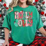 Holly Jolly Bright Colors DTF Transfer DTF Heat Press Transfer from Sweet Tee Transfers