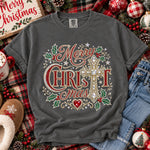 Merry Christmas Jeweled DTF Transfer DTF Heat Press Transfer from Sweet Tee Transfers