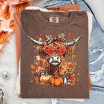 Fall Highland Cow DTF Transfer DTF Heat Press Transfer from Sweet Tee Transfers