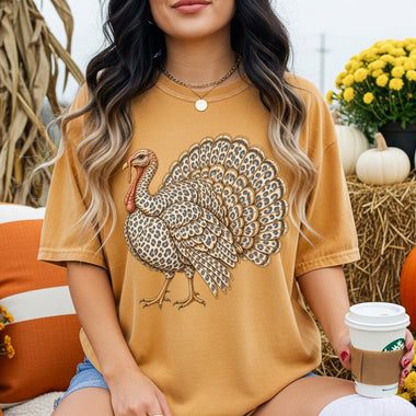 Cheetah Turkey DTF Transfer DTF Heat Press Transfer from Sweet Tee Transfers