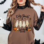 Cozy Sheets and Spooky Treats DTF Transfer DTF Heat Press Transfer from Sweet Tee Transfers