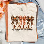 Fall Is My Favorite Color Bows DTF Transfer DTF Heat Press Transfer from Sweet Tee Transfers