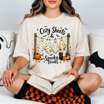 Cozy Sheets and Spooky Treats DTF Transfer DTF Heat Press Transfer from Sweet Tee Transfers