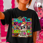 Colorful Skeleton DTF Transfer DTF Heat Press Transfer from Sweet Tee Transfers