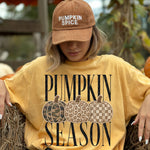 Pumpkin Season Camo Leopard Checkered DTF Transfer DTF Heat Press Transfer from Sweet Tee Transfers