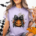 Pumpkin Lace Bow DTF Transfer DTF Heat Press Transfer from Sweet Tee Transfers