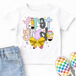 Back to School Pencil Bow First Grade DTF Transfer DTF Heat Press Transfer from Sweet Tee Transfers