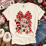 Christmas Santa Charm Bow DTF Transfer DTF Heat Press Transfer from Sweet Tee Transfers