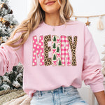 Merry Pink Retro DTF Transfer DTF Heat Press Transfer from Sweet Tee Transfers