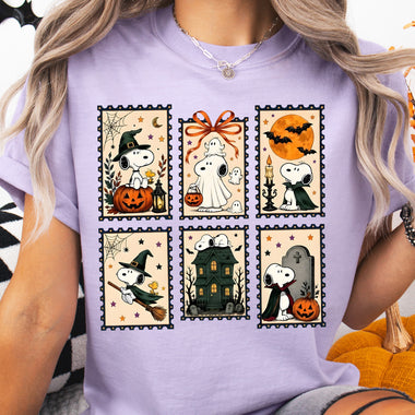 Snoopy Halloween Stamps DTF Transfer DTF Heat Press Transfer from Sweet Tee Transfers