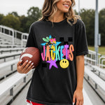 Jackets School Mascot DTF Transfer – Checkered Design DTF Heat Press Transfer from Sweet Tee Transfers