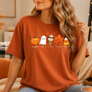 Pumpkin Ghost Candy Corn DTF Transfer DTF Heat Press Transfer from Sweet Tee Transfers