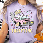 Hop in Bestie We're Going Thrifting DTF Transfer DTF Heat Press Transfer from Sweet Tee Transfers