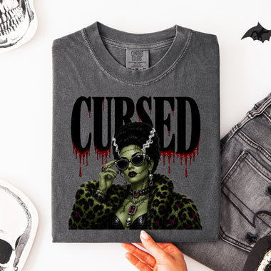 Cursed Halloween Girl DTF Transfer DTF Heat Press Transfer from Sweet Tee Transfers