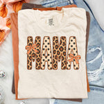 MAMA Fall Leopard Polka Dot Bow DTF Transfer DTF Heat Press Transfer from Sweet Tee Transfers