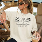 Soccer Is My Favorite Season It's Game Day Y'all DTF Transfer DTF Heat Press Transfer from Sweet Tee Transfers