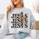 Jesus Camo Cross DTF Transfer DTF Heat Press Transfer from Sweet Tee Transfers
