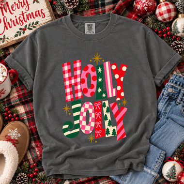 Preppy Holly Jolly Christmas DTF Transfer DTF Heat Press Transfer from Sweet Tee Transfers
