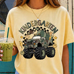 Camo Truck Kindergarten DTF Transfer DTF Heat Press Transfer from Sweet Tee Transfers