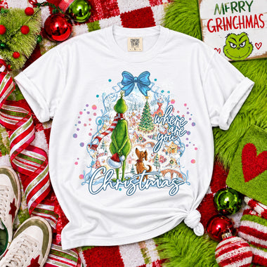 Where Are You Christmas DTF Transfer DTF Heat Press Transfer from Sweet Tee Transfers